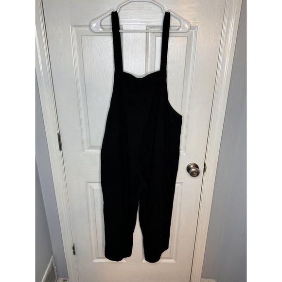 Unbranded Women's Black Lightweight Polyester Slim Hem Overall Size M (6-8) - Picture 4 of 9